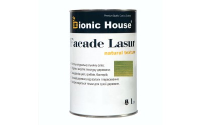 «FACADE LASUR» Фарба для дерева на базі лляної олії 1л Смарагд А114