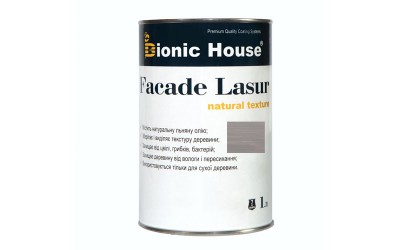 «FACADE LASUR» Фарба для дерева на базі лляної олії 1л Попіл А117