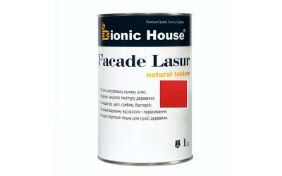 «FACADE LASUR» Фарба для дерева на базі лляної олії 1л Барбарис