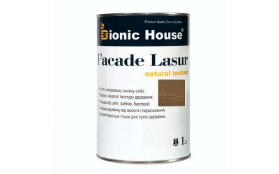 «FACADE LASUR» Фарба для дерева на базі лляної олії 1л Хакі