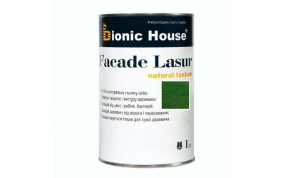 «FACADE LASUR» Фарба для дерева на базі лляної олії 1л Кипарис