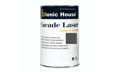 «FACADE LASUR» Фарба для дерева на базі лляної олії 1л Арт Грей