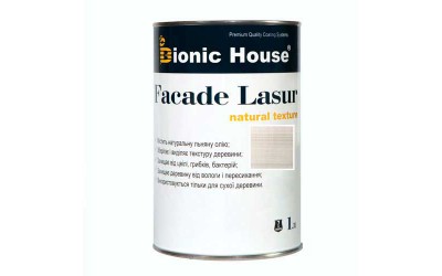 «FACADE LASUR» Фарба для дерева на базі лляної олії 1л Білий Дуб