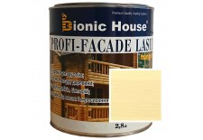 «PROFI-FACADE LASUR tung oil» Фарба для дерева на основі тунгової олії 2,8л Слонова кістка