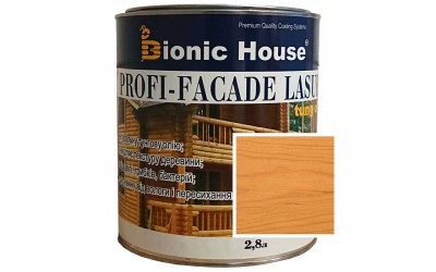 «PROFI-FACADE LASUR tung oil» Фарба для дерева на основі тунгової олії 2,8л Орегон