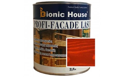 «PROFI-FACADE LASUR tung oil» Фарба для дерева на основі тунгової олії 2,8л Тік