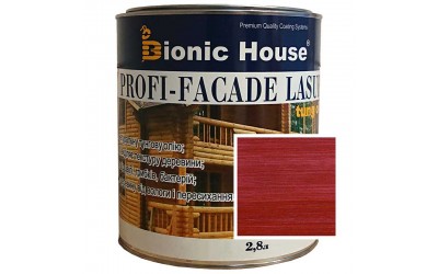 «PROFI-FACADE LASUR tung oil» Фарба для дерева на основі тунгової олії 2,8л Вишня