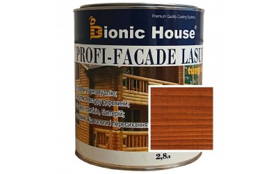 «PROFI-FACADE LASUR tung oil» Фарба для дерева на основі тунгової олії 2,8л Коньяк