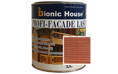 «PROFI-FACADE LASUR tung oil» Фарба для дерева на основі тунгової олії 2,8л Сандал
