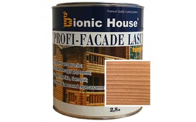 «PROFI-FACADE LASUR tung oil» Фарба для дерева на основі тунгової олії 2,8л Клен