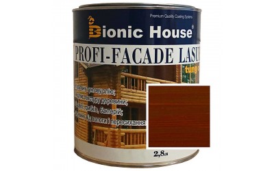 «PROFI-FACADE LASUR tung oil» Фарба для дерева на основі тунгової олії 2,8л Шоколад