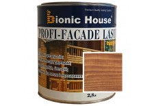 «PROFI-FACADE LASUR tung oil» Фарба для дерева на основі тунгової олії 2,8л Золотий Горіх