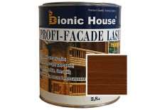 «PROFI-FACADE LASUR tung oil» Фарба для дерева на основі тунгової олії 2,8л Горіх