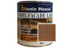 «PROFI-FACADE LASUR tung oil» Фарба для дерева на основі тунгової олії 2,8л Тауп