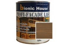«PROFI-FACADE LASUR tung oil» Фарба для дерева на основі тунгової олії 2,8л Хакі