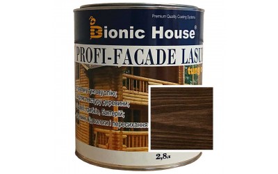 «PROFI-FACADE LASUR tung oil» Фарба для дерева на основі тунгової олії 2,8л Палісандр
