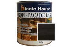 «PROFI-FACADE LASUR tung oil» Фарба для дерева на основі тунгової олії 2,8л Чорний