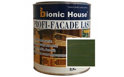 «PROFI-FACADE LASUR tung oil» Фарба для дерева на основі тунгової олії 2,8л Мирт