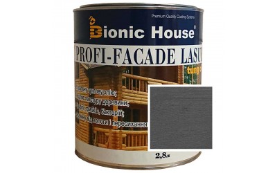 «PROFI-FACADE LASUR tung oil» Фарба для дерева на основі тунгової олії 2,8л Арт Грей