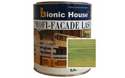 «PROFI-FACADE LASUR tung oil» Фарба для дерева на основі тунгової олії 2,8л Смарагд