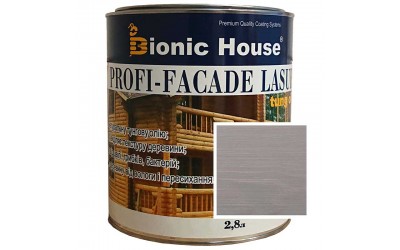 «PROFI-FACADE LASUR tung oil» Фарба для дерева на основі тунгової олії 2,8л Попіл