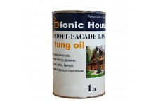 «PROFI-FACADE LASUR tung oil» Фарба для дерева на основі тунгової олії 1л Безбарвний