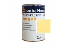«PROFI-FACADE LASUR tung oil» Фарба для дерева на основі тунгової олії 1л Медовий