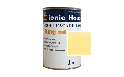 «PROFI-FACADE LASUR tung oil» Фарба для дерева на основі тунгової олії 1л Медовий