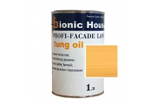 «PROFI-FACADE LASUR tung oil» Фарба для дерева на основі тунгової олії 1л Світлий дуб