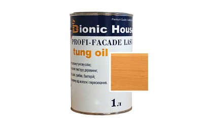 «PROFI-FACADE LASUR tung oil» Фарба для дерева на основі тунгової олії 1л Дуб