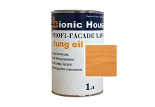 «PROFI-FACADE LASUR tung oil» Фарба для дерева на основі тунгової олії 1л Орегон
