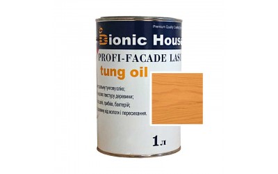 «PROFI-FACADE LASUR tung oil» Фарба для дерева на основі тунгової олії 1л Орегон