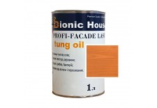 «PROFI-FACADE LASUR tung oil» Фарба для дерева на основі тунгової олії 1л Мигдаль