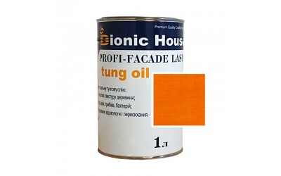 «PROFI-FACADE LASUR tung oil» Фарба для дерева на основі тунгової олії 1л Пінія