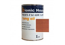 «PROFI-FACADE LASUR tung oil» Фарба для дерева на основі тунгової олії 1л Сандал