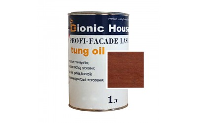 «PROFI-FACADE LASUR tung oil» Фарба для дерева на основі тунгової олії 1л Марсала