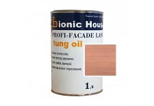 «PROFI-FACADE LASUR tung oil» Фарба для дерева на основі тунгової олії 1л Індіго