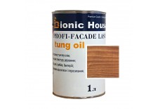 «PROFI-FACADE LASUR tung oil» Фарба для дерева на основі тунгової олії 1л Золотий Горіх