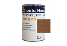 «PROFI-FACADE LASUR tung oil» Фарба для дерева на основі тунгової олії 1л Тауп