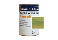 «PROFI-FACADE LASUR tung oil» Фарба для дерева на основі тунгової олії 1л Смарагд