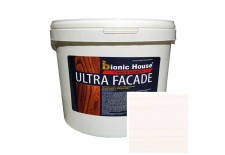 «ULTRA FACADE» Криючий ультрастійкий антисептик-лазур для дерева 10л Білий