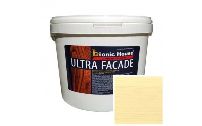 «ULTRA FACADE» Криючий ультрастійкий антисептик-лазур для дерева 10л Слонова кістка