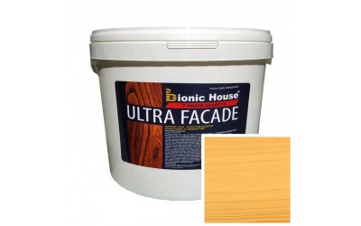 «ULTRA FACADE» Криючий ультрастійкий антисептик-лазур для дерева 10л Світлий дуб
