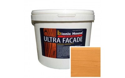 «ULTRA FACADE» Криючий ультрастійкий антисептик-лазур для дерева 10л Дуб