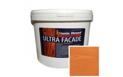 «ULTRA FACADE» Криючий ультрастійкий антисептик-лазур для дерева 10л Мигдаль