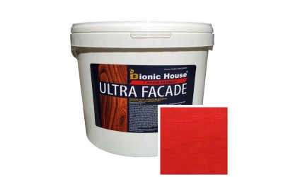 «ULTRA FACADE» Криючий ультрастійкий антисептик-лазур для дерева 10л Барбарис