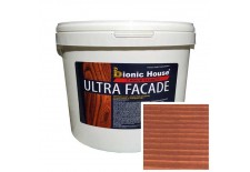 «ULTRA FACADE» Криючий ультрастійкий антисептик-лазур для дерева 10л Сандал