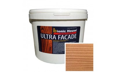 «ULTRA FACADE» Криючий ультрастійкий антисептик-лазур для дерева 10л Клен