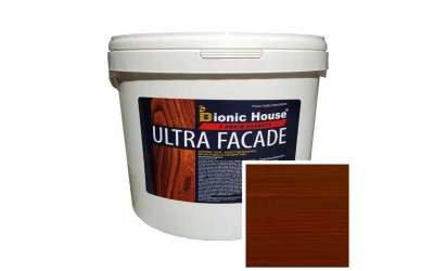 «ULTRA FACADE» Криючий ультрастійкий антисептик-лазур для дерева 10л Шоколад