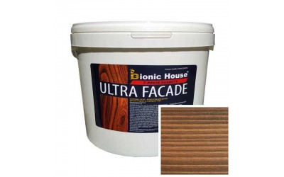 «ULTRA FACADE» Криючий ультрастійкий антисептик-лазур для дерева 10л Кедр